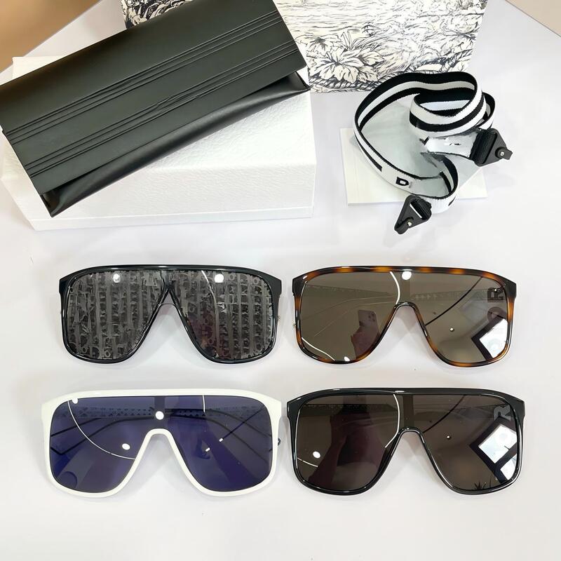 D Brand Acetate One-Piece Aviator Sunglasses New European and American Style Unisex Celebrity Personality Sunglasses Rfast S7F
