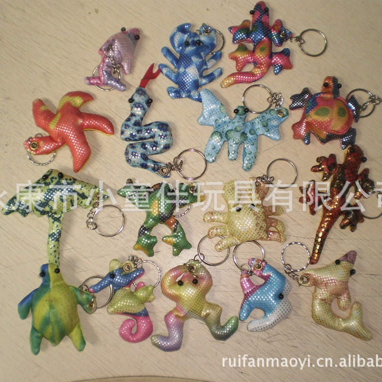 Llavero con muñeco antiestrés de animales marinos, artículo promocional