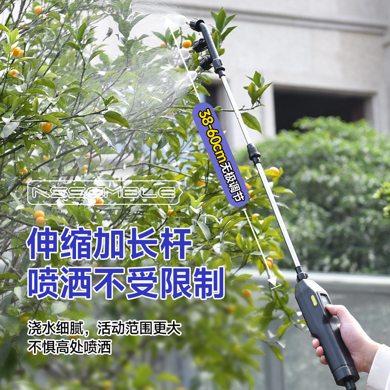 バックパック電動噴霧器ポータブル大容量ガーデニング花散水スプレーガン家庭用消毒スプレー水やりボトル|undefined