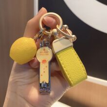 趣味水果钥匙扣女士汽车钥匙扣可爱指甲钳情侣钥匙链闺蜜小礼物