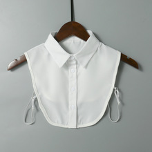 假领子女百搭雪纺假衣领秋冬季毛衣装饰领韩版假衬衫领子假衬衣领