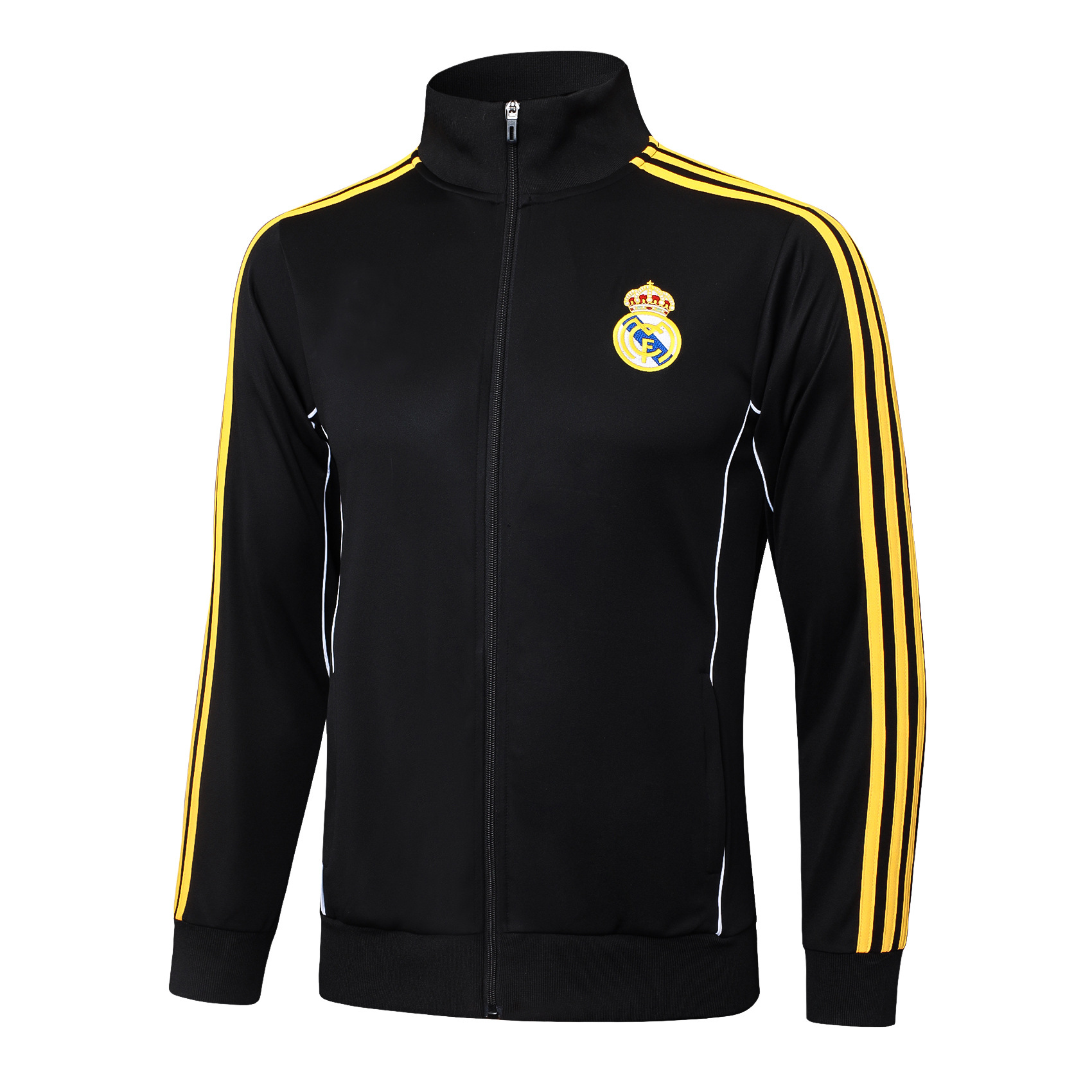 A2529 #2526 Long Pull Real Madrid Black Retro Version.jpg