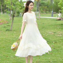 25223初中生连衣裙高中生2025夏季新款毕业典礼生日公主裙学生仙