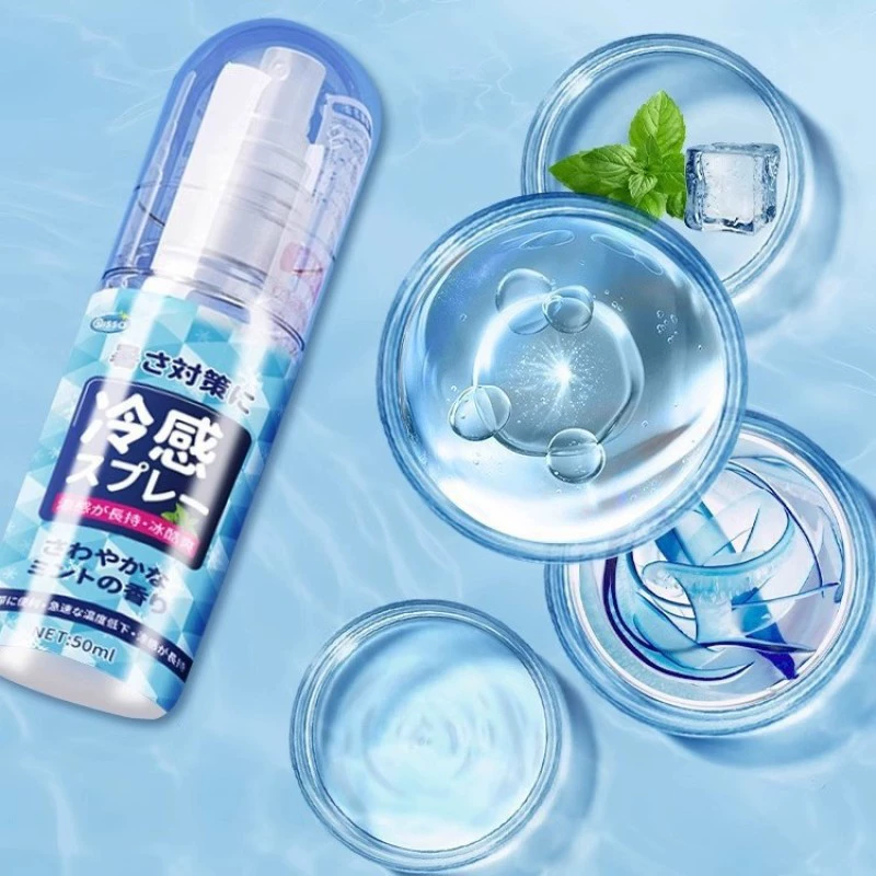 Японский охлаждающий спрей для летних дней, военная подготовка в помещении, одежда для предотвращения теплового удара на открытом воздухе, охлаждающий артефакт