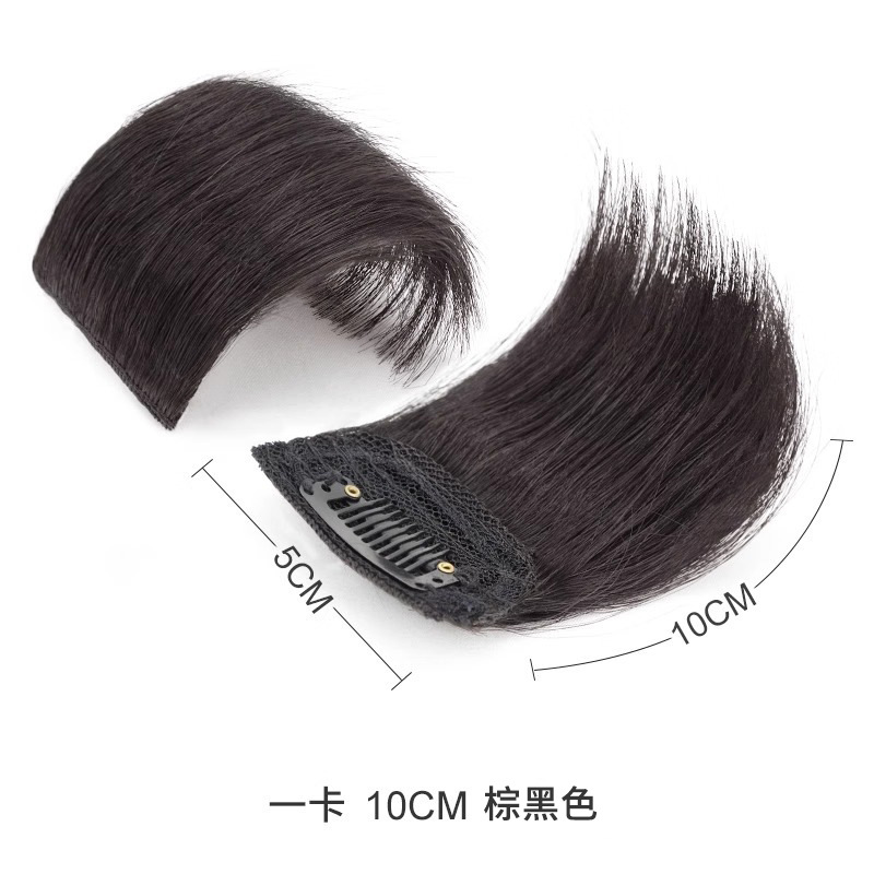 가발 원카드 10cm-브라운블랙