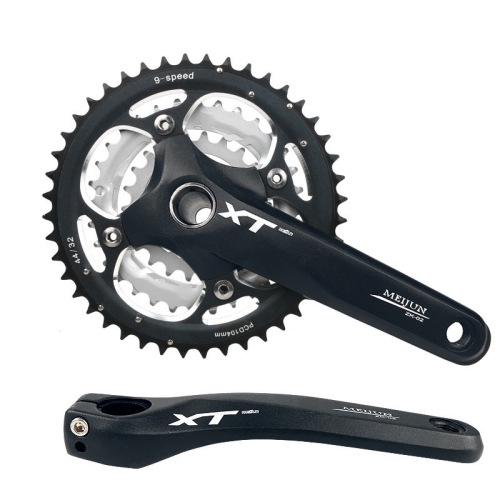 Crankset repair aluminum alloy chainring 44T chainring chainring suitable for hollow chainring accessories cross-border