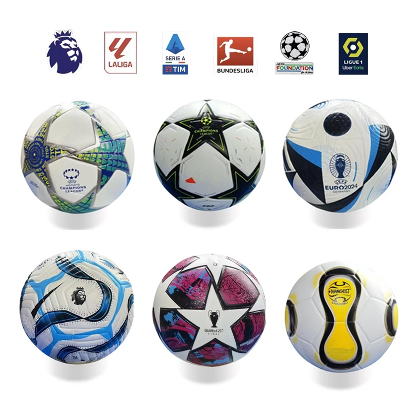 Nueva Copa del Mundo de Fútbol No. 5 Liga de Campeones Europa League Serie A Premier League Copa de Europa Pegado PU Pegado Fútbol
