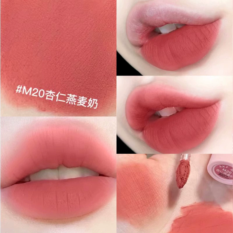 Lipstick, matte lip gloss, translucent shading, 20 colors