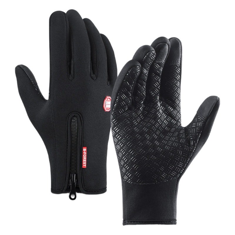 Guantes de Ciclismo Transfronterizos Populares con Pantalla Táctil, Resistentes al Viento, Ideales para Desplazamientos en Otoño e Invierno, Cálidos, para Esquí y Ciclismo, Venta al por Mayor.