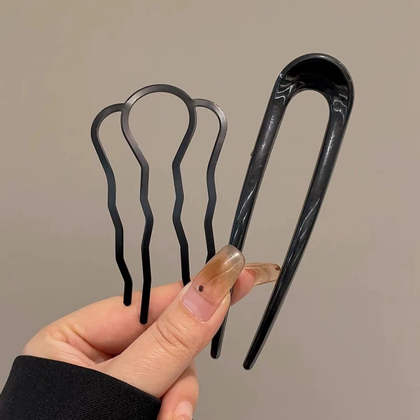 Black four-tooth model (set of two)