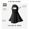 Drinking water full face neck protector [black]