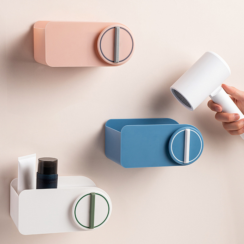 Creative hair dryer shelves Hand -hook -hung hanging bathroom…