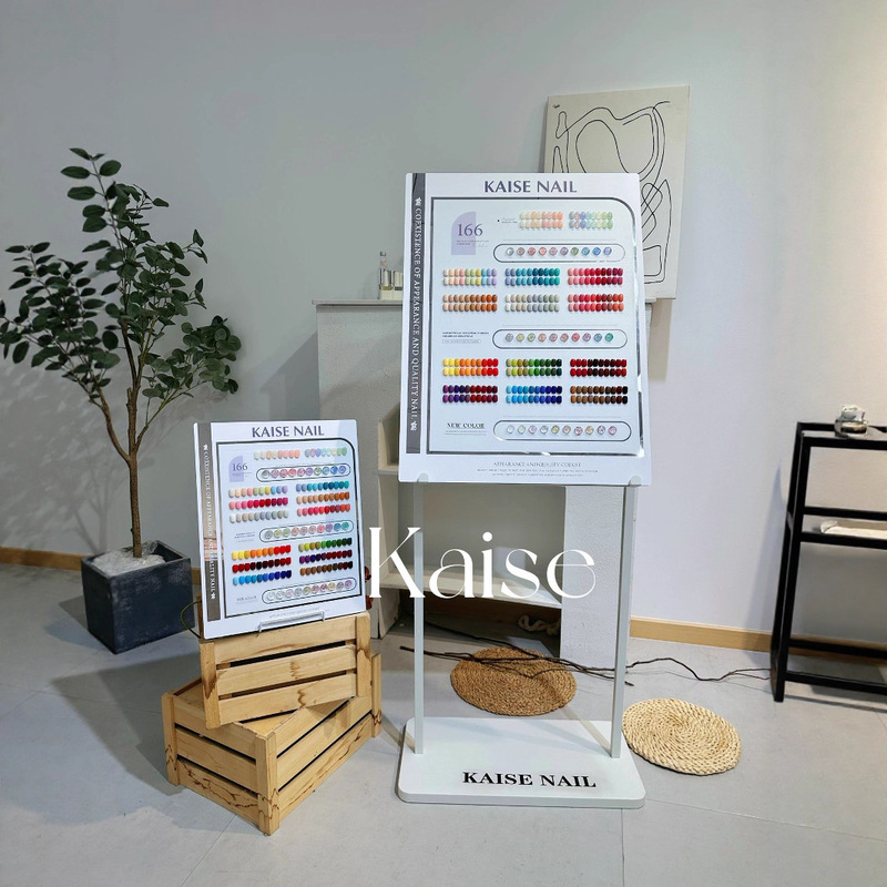 Beauty Expo [Shexiakaishe 166-Color Aiyu High-End Floor-Standing Nail Polish Gel Set for Nail Salons] Waterproof