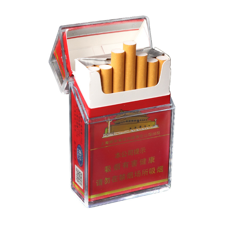 ABS flip-pack a prueba de humedad simple nuevo paquete de cigarrillos de plástico Futen plástico resistente a la compresión cigarrillos transparentes image 5