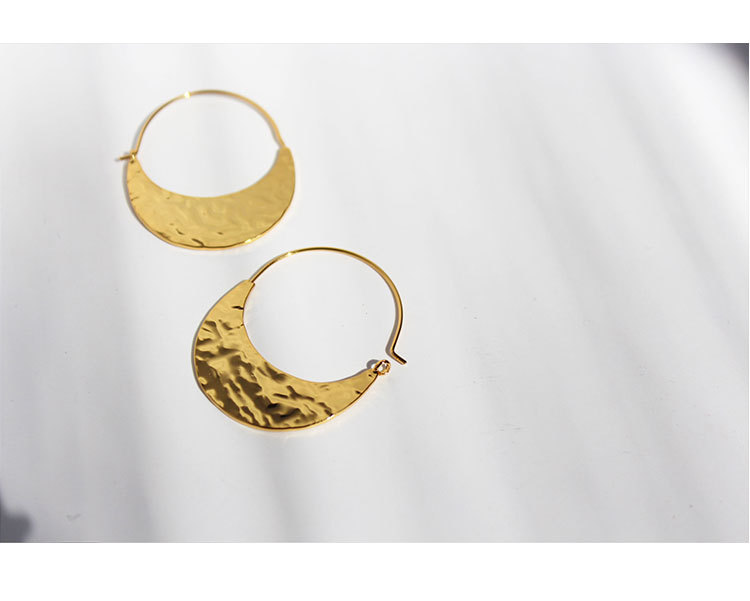 Simple Style Solid Color Copper Plating Earrings 1 Pair