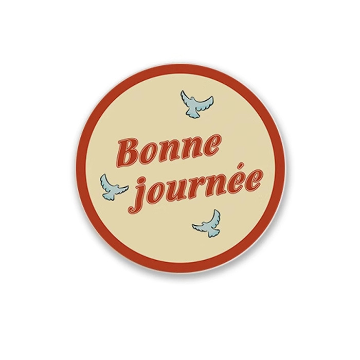 Posavasos de café de oficina de dibujos animados, posavasos de escritorio, posavasos de agua redondos, almohadillas absorbentes de agua de barro de diatomeas, encimera de secado rápido