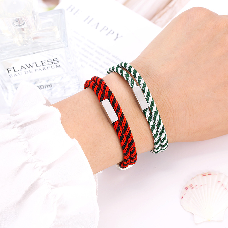 stainless steel Milan rope simple bracelet jewelry wholesale Nihaojewelry