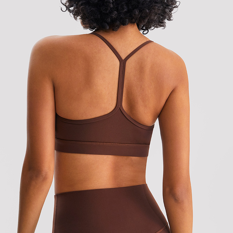 Nulrx nueva ropa de yoga desnudo chaleco pilates deportes ropa interior las mujeres sexy belleza espalda fitness sujetador yoga