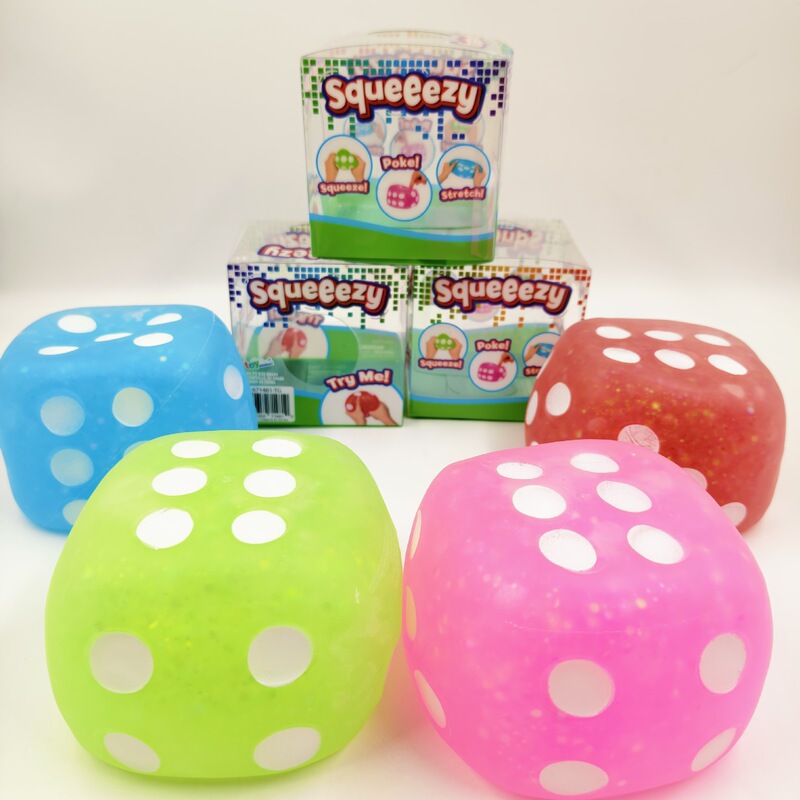 Cross-border stress-relief simulation dice toy, popular new product for venting, creative and unique, wholesale slow-rebound squeeze toy Cross-border stress-relief simulation dice toy, popular new product for venting, creative and unique, wholesale slow-rebound squeeze toy