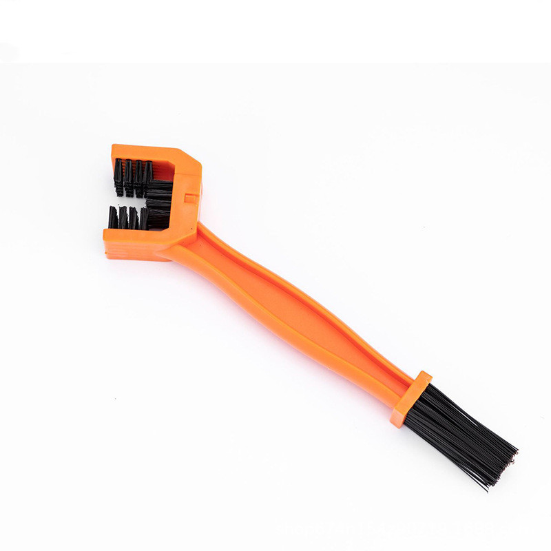 Cepillo de cadena de la motocicleta bicicleta de montaña bicicleta limpieza cabeza cuadrada cepillo de cadena fruta saltando equipo de equitación al por mayor