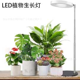 LED天使环LED补光灯绿植插地伸缩可调欧盟认证三色调光花卉植物