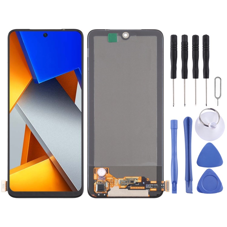 Aplicable al conjunto táctil LCD original de material AMOLED de Xiaomi Poco M4 Pro