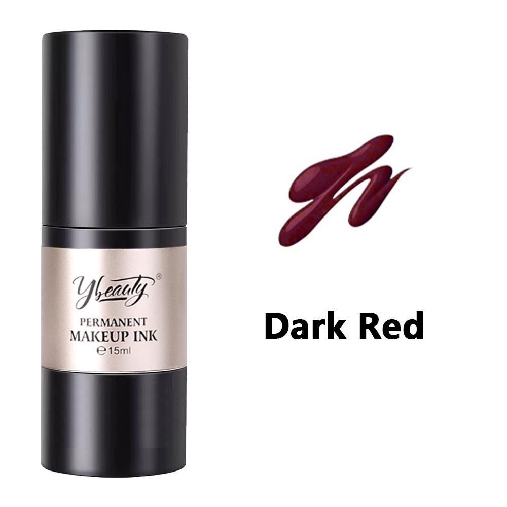 Ybeauty material de color de tatuaje 15ML planta fácil de colorear tatuaje de cejas niebla de cejas blanqueamiento de labios lentillas cosméticas línea de leche de color profesional