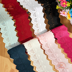 新商品の透かし彫りの愛のイチゴの綿布の刺繍の婦人服の子供服のアパレルのアクセサリの6cmのレースのメーカーの卸売り