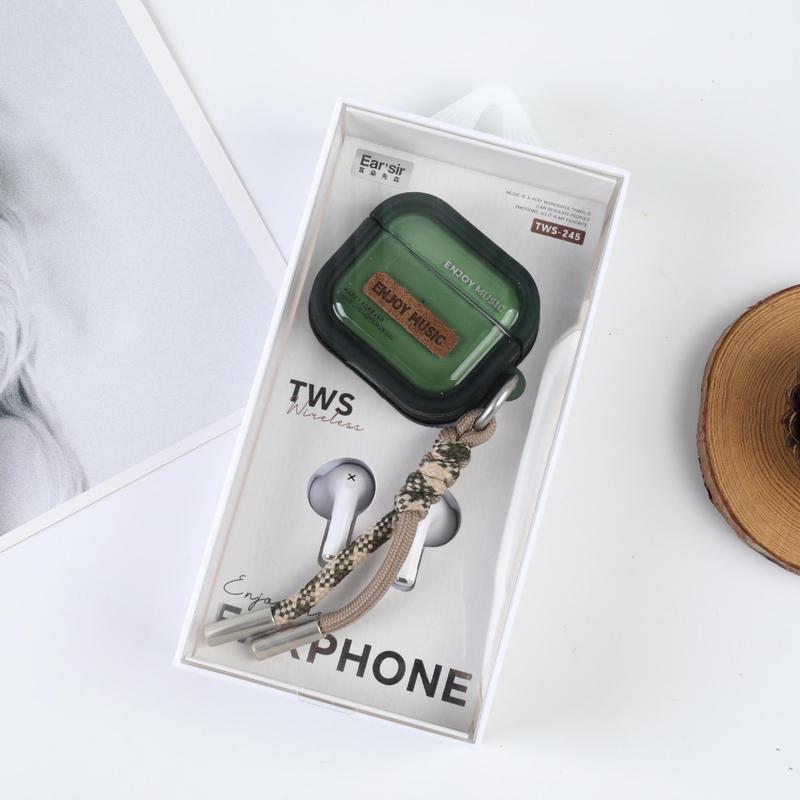Ear Sen シンプル 英語 TWS Bluetooth ステレオ 超長バッテリー寿命 完全ワイヤレス Bluetooth ヘッドセット TWS-245|undefined
