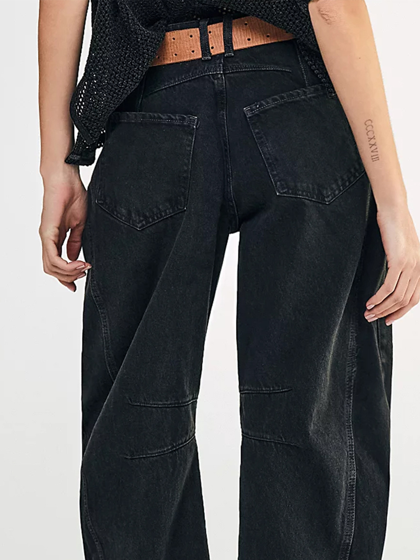 2023 New Cross-Border European And American Hot-Selling Fashion Casual Wide-Leg Loose Jeans For Women Mid-Low Waist_ecoleips.com