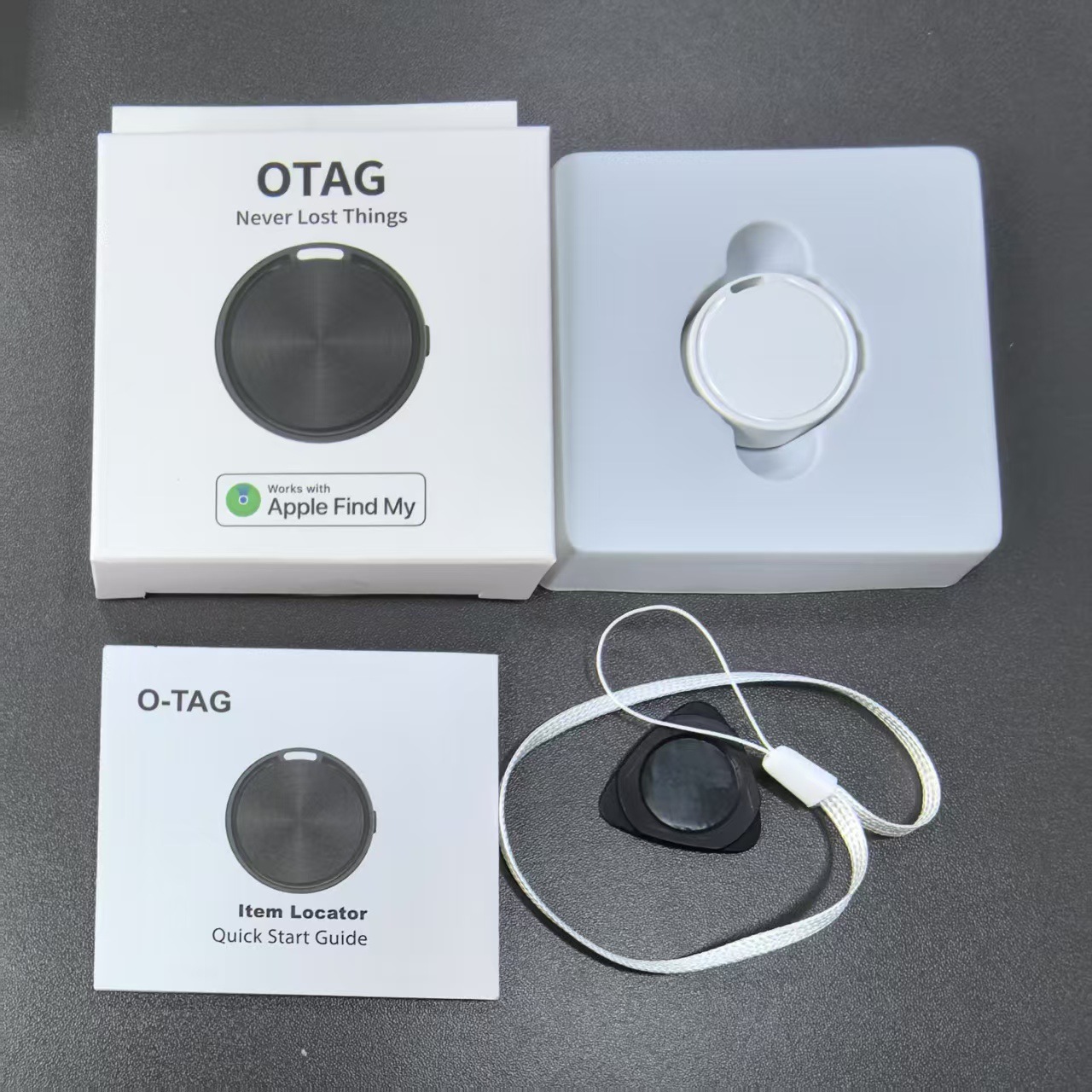 Aplicable a Apple Android Dual System Localizador a prueba de pérdida de llaves, mochila, rastreo de artículos, dispositivo a prueba de pérdida