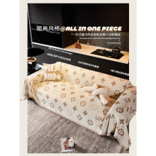 2025新款高级感沙发垫轻奢全包盖布巾四季通用套罩防滑皮坐垫毯子