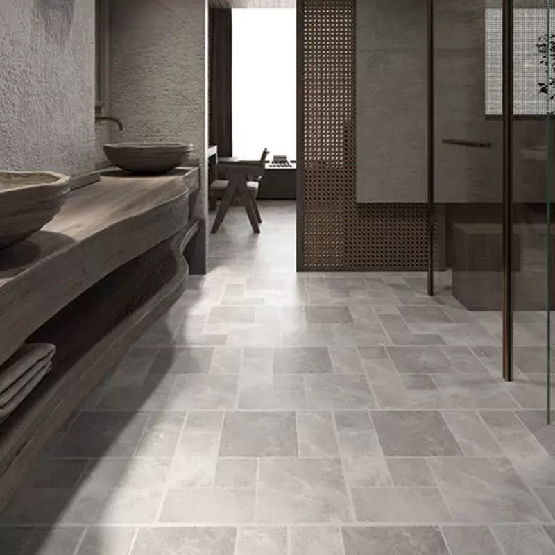 法式民宿莱姆石古堡砖别墅客厅阳台瓷砖花园露台民宿户外防滑砖