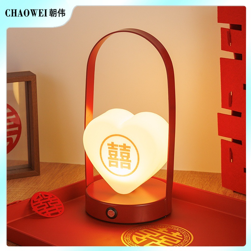 長明燈婚燈充電結婚檯燈長明燈婚燈一對檯燈結婚燈長明燈一對喜燈