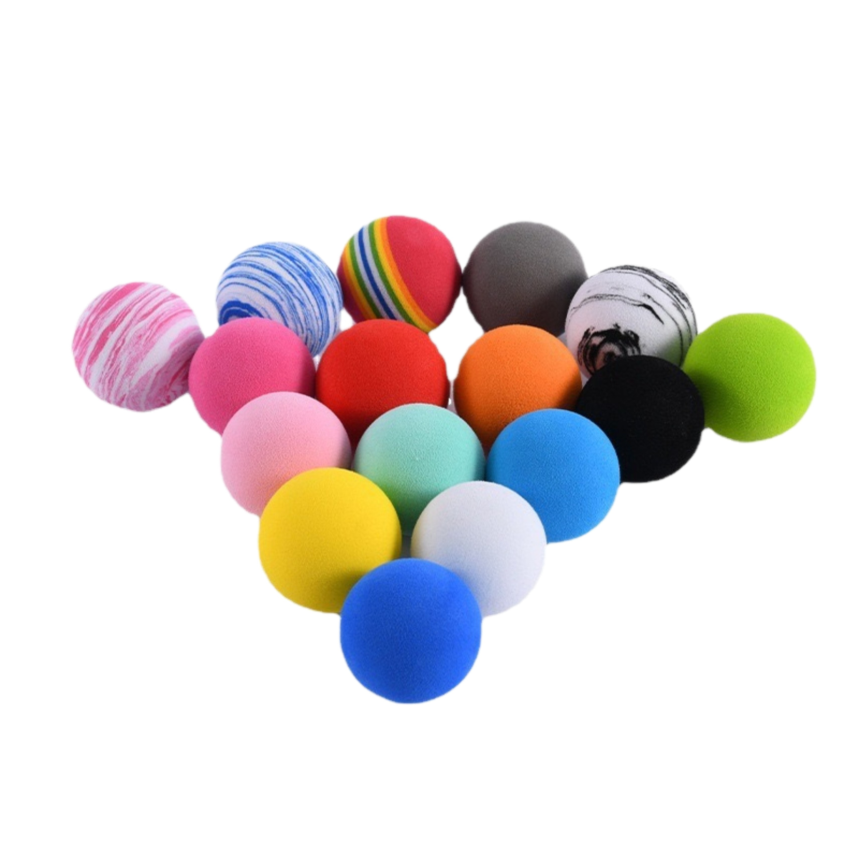 Customized Eva Grinding Balls, Aerodynamic Soft Elastic Balls, Solid Elastic Colorful Foam Soft Balls, Outdoor Sports Toys