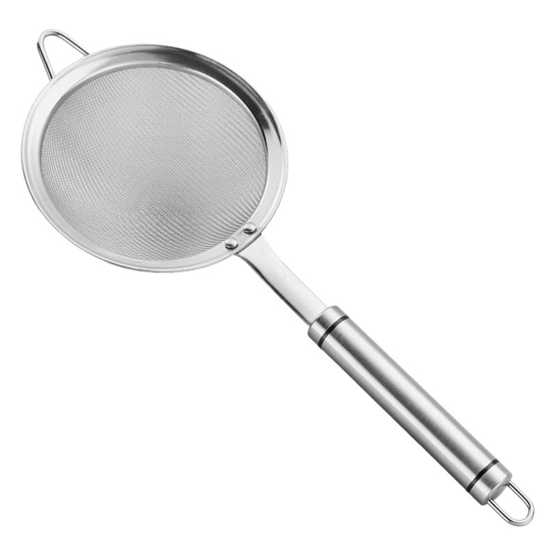 304 Stainless Steel Filter Screen Sieve Ultra-fine Soybean Milk Juice Slag-separating Auxiliary Food Net Colander Hot Pot Household Kitchen Fishing Hedge