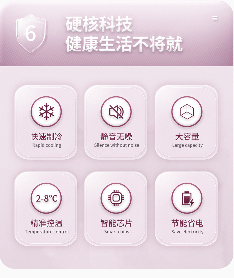 Portable new insulin refrigerator box for medicine car mini refrigerator can be put on the plane cooling cup