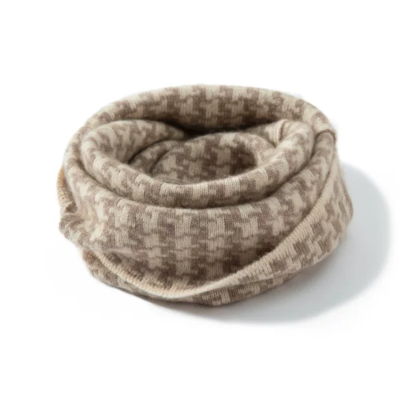 2026 Lekasa Autumn and Winter Warm Neck Warmer Scarf Versatile Windproof Autumn and Winter Wool Neck Warmer