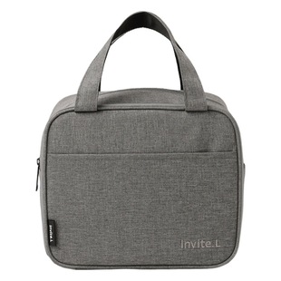 Lunch Bag Thermal Insulation Bag Double Layer Lunch Box Handbag Aluminum Foil Thickened Large Rice Bag for Office Staff Lunch Box Bag