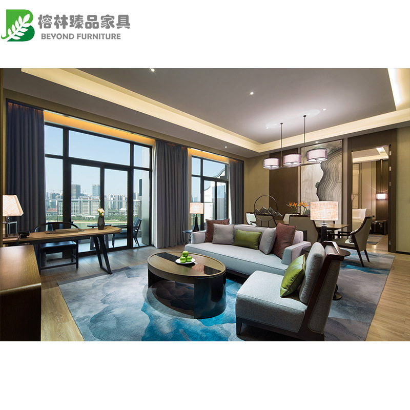 Five-Star Hotel Furniture Customized According to Drawings, Hotel Engineering Guest Room Furniture, Classy Club Furniture Engineering Manufacturer