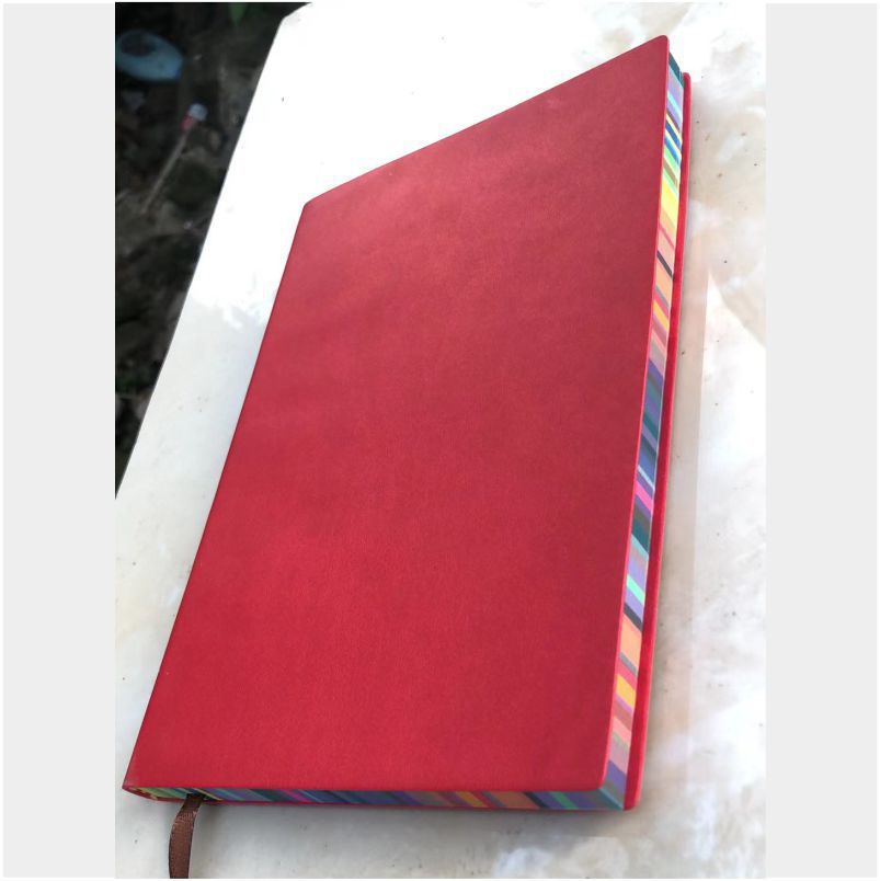 A5 브라이트 레드(투명 레인보우 엣지)