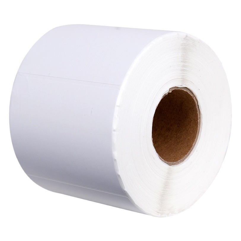 Deli 12006/12007/12014 papel de etiqueta térmica de tres pruebas papel de código de barras autoadhesivo papel de impresora de etiquetas