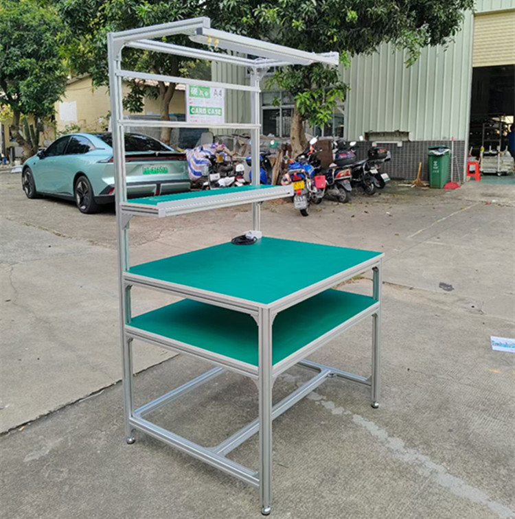 厂家定 制流 水线上专用工作台 流 水线工作台-东莞顺邦制造