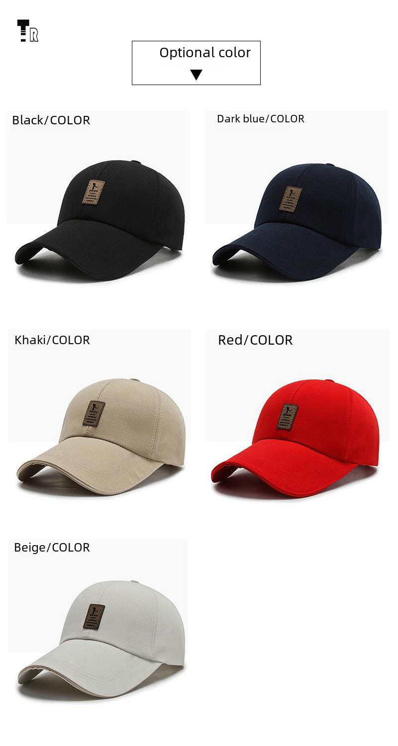 Baseball Cap For Men Autumn And Winter Warm Canvas Sunshade Hat_voghion.com