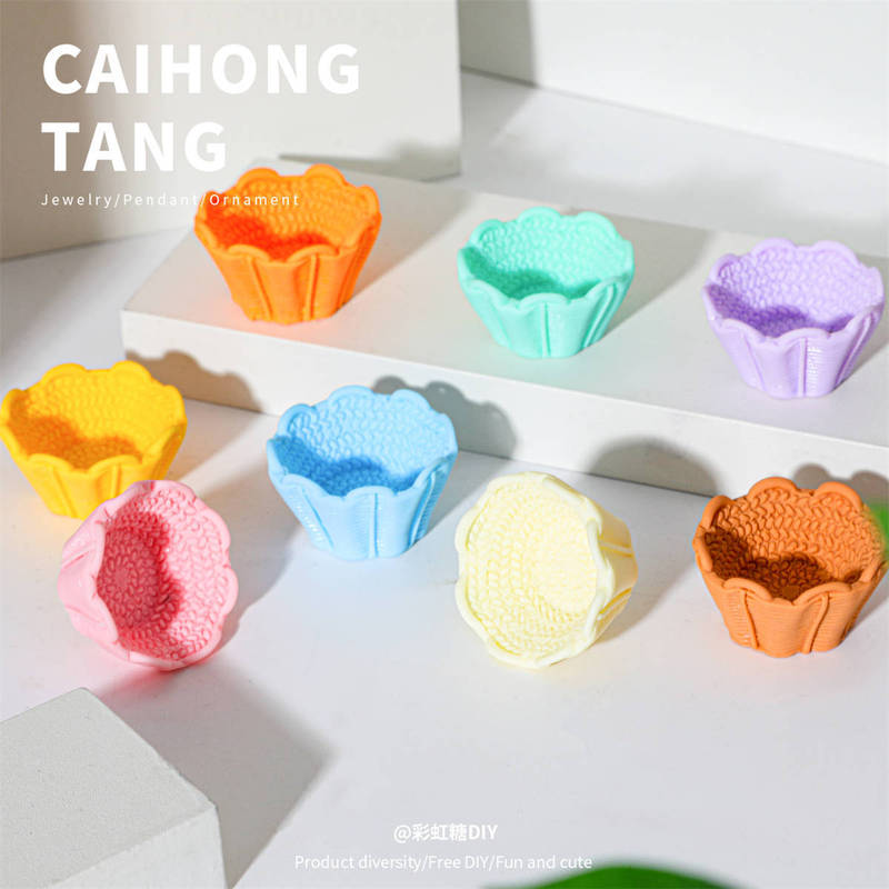 3D Resin Colorful Flower Basket Fruit Tray Woven Basket Keychain Pendant DIY Accessories Phone Case Pretend Play Small Accessories 3D Resin Colorful Flower Basket Fruit Tray Woven Basket Keychain Pendant DIY Accessories Phone Case Pretend Play Small Accessories
