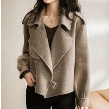 外贸原单意大利女装余单外单清仓出口欧货气质洋气毛呢短外套女秋