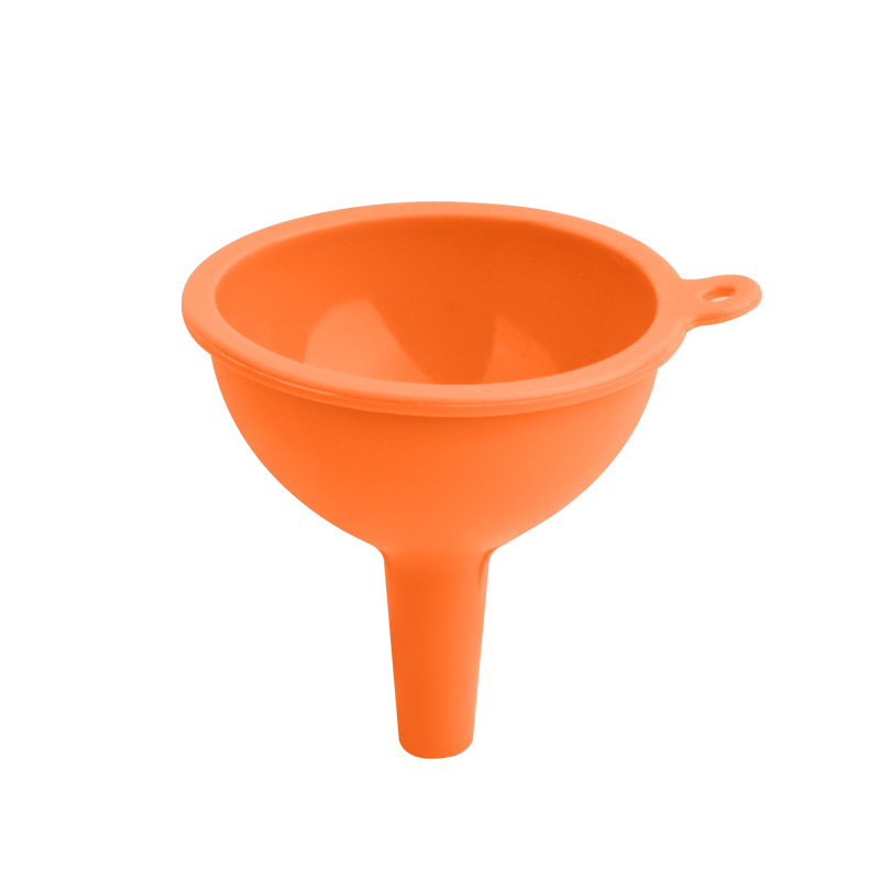 Suministro directo de fábrica embudo de silicona conjunto de tres piezas embudo de aceite de cocina embudo de vino embudo de sub-embalaje del hogar resistencia a altas temperaturas