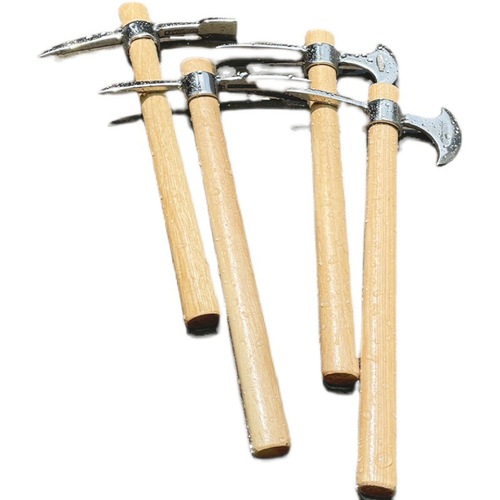 Stainless Steel Mini Pickaxe for Outdoor Use, High-Hardness Pure Steel Tool for Digging Tree Roots, Bamboo Shoots, and Small Saplings—Portable Ice Axe with a Crosshead Design