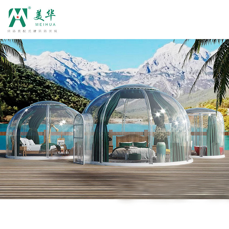 PC Star Room Red Card Wedding Bubble House Restaurante Residencial Casa transparente al aire libre Star River Camping