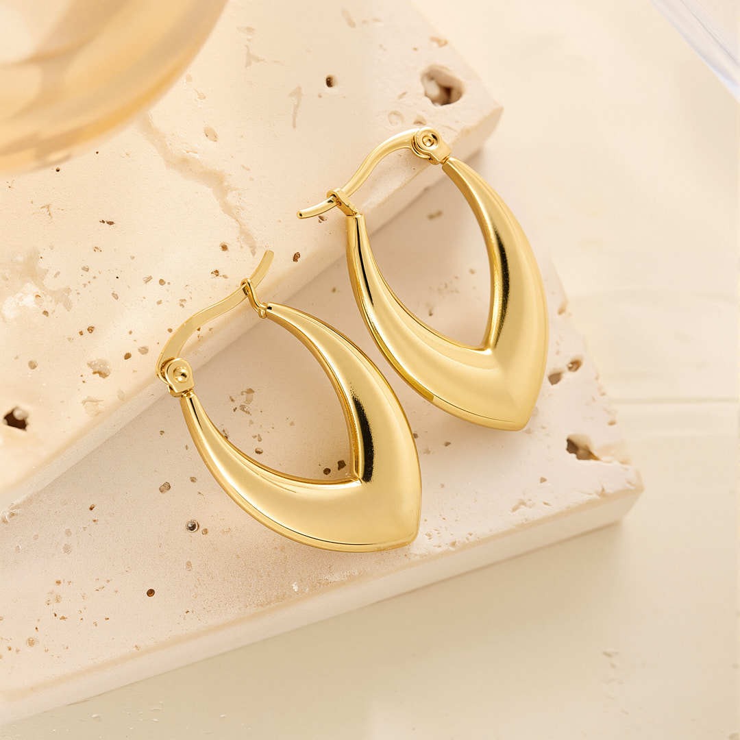 Eh004 earrings gold
